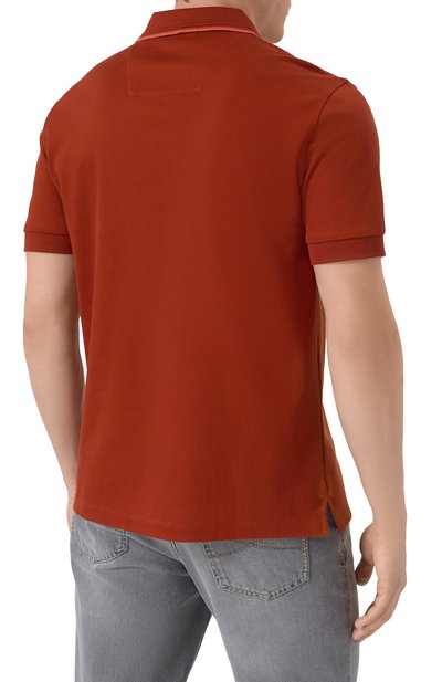 Хлопковое поло BOSS, арт. 50527650, фото 4