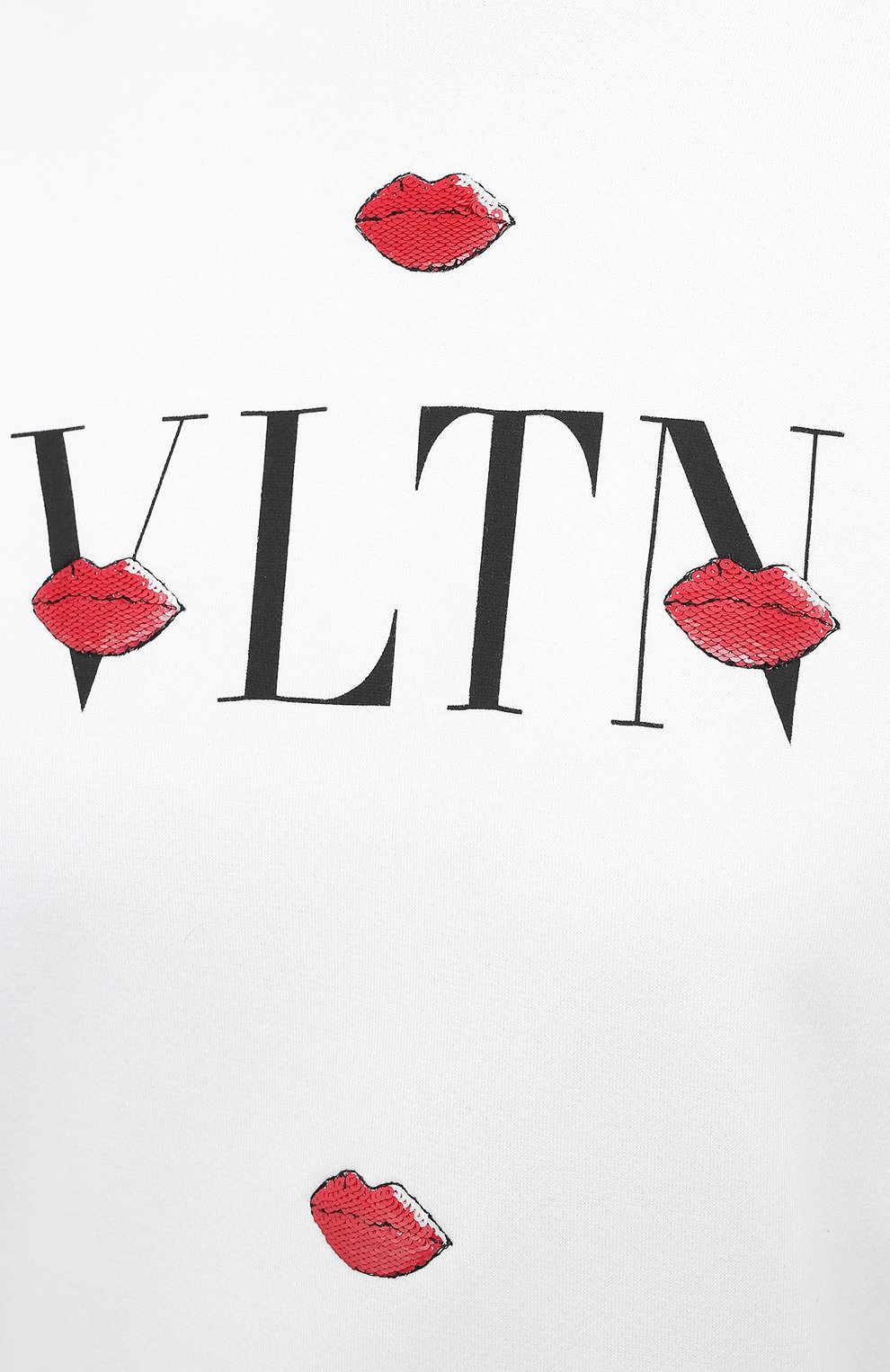 Хлопковое худи VALENTINO белого цвета по цене 180500 руб., арт. VB3MF08N64K, фото 5 Хлопковое худи VALENTINO, арт. VB3MF08N64K, фото 5