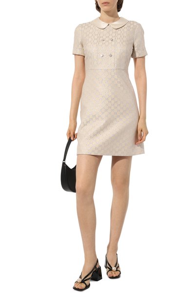 Платье из шерсти и шелка GUCCI, арт. 628947 ZAE07, фото 2