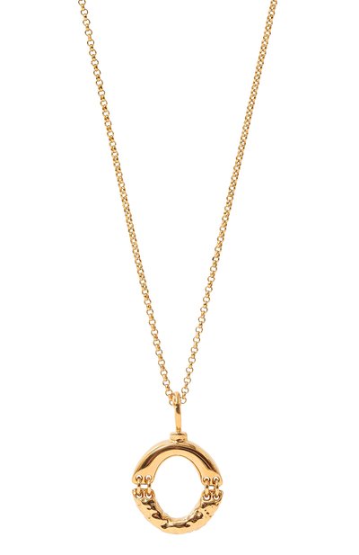 Подвеска на цепочке alphabet o CHLOÉ золотого цвета по цене 41400 руб., арт. CHC20SF020CB7, фото 3 Подвеска на цепочке alphabet o CHLOÉ, арт. CHC20SF020CB7, фото 3