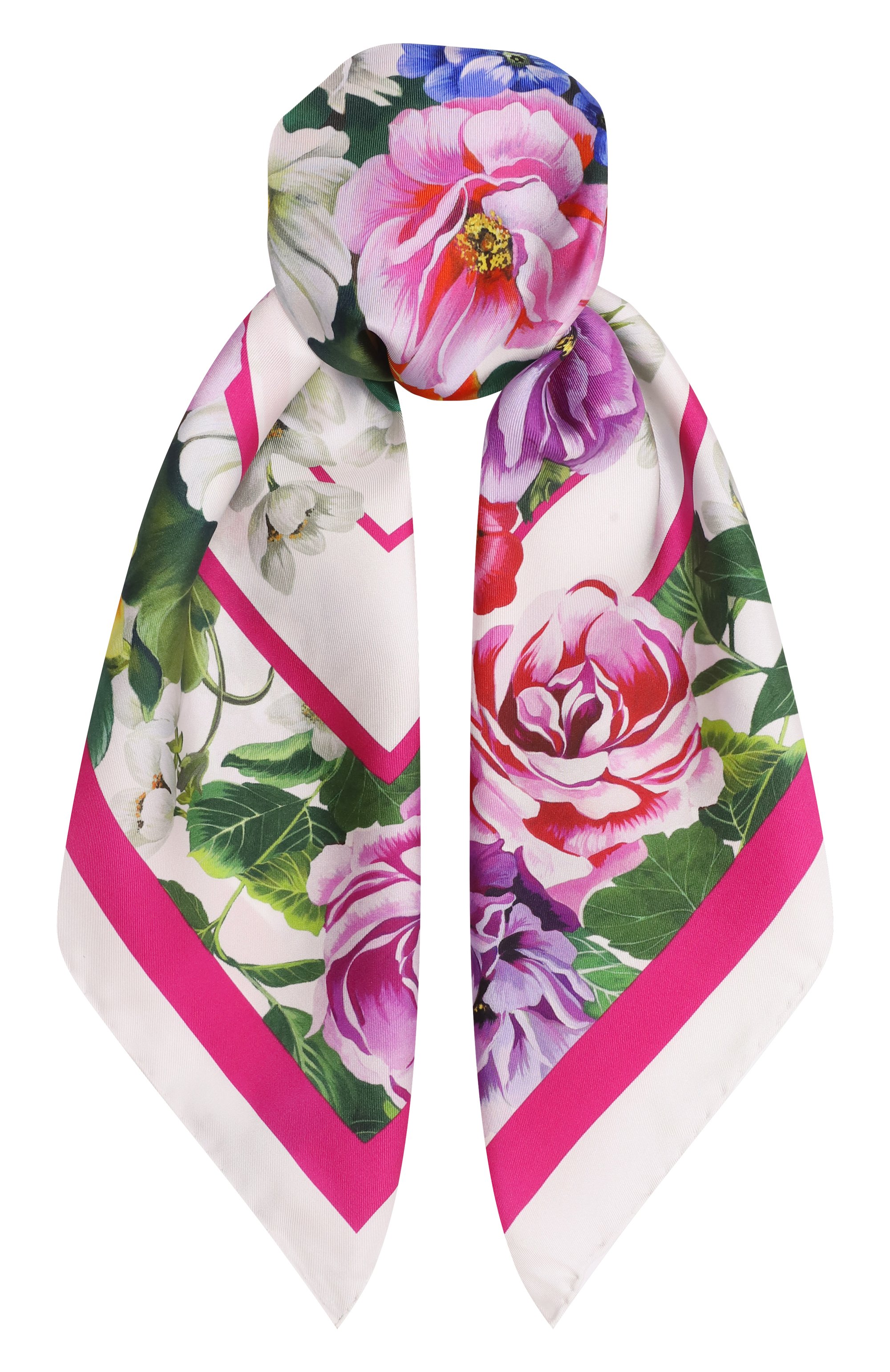 Шелковый платок DOLCE & GABBANA, арт. FN092R/GDCWC, фото 1