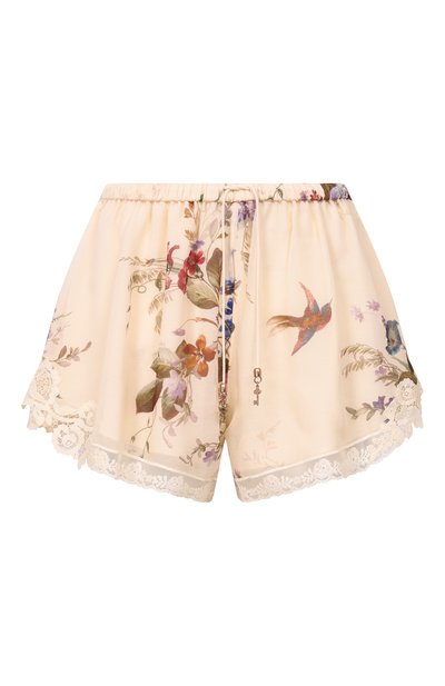 Женские шорты из хлопка и шелка ZIMMERMANN, арт. 5583ARS264