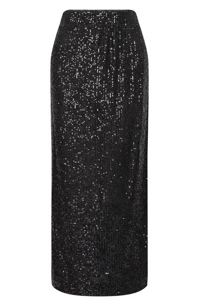 Юбка с отделкой пайетками WEEKEND MAX MARA черного цвета по цене 22050 руб., арт. 0TTELIA, фото 1 Юбка с отделкой пайетками WEEKEND MAX MARA, арт. 0TTELIA, фото 1