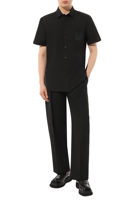 Хлопковая рубашка Moschino Чёрный, фото 2