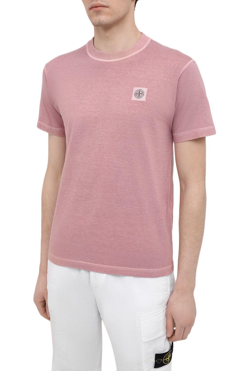 Хлопковая футболка STONE ISLAND, арт. 741523757, фото 3