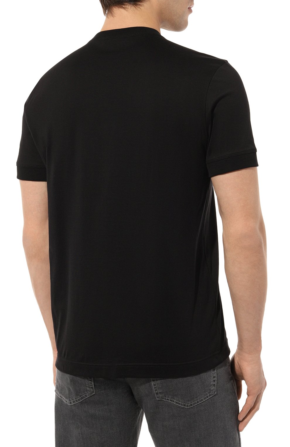 Хлопковая футболка KITON, арт. UMM0404, фото 4