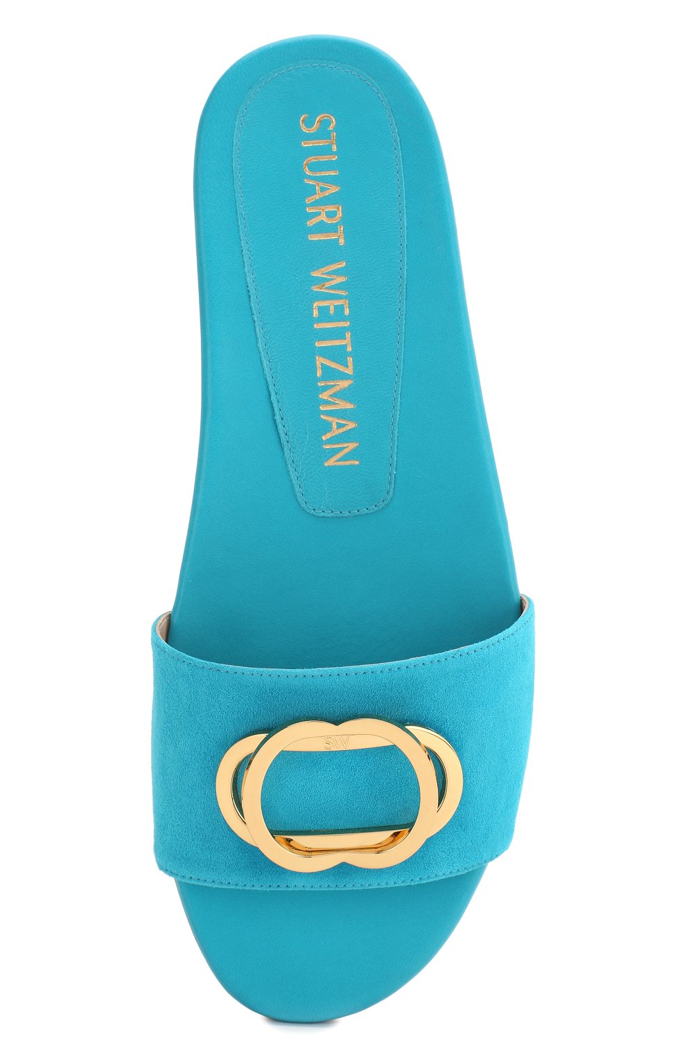 Замшевые шлепанцы STUART WEITZMAN, арт. S1083, фото 5