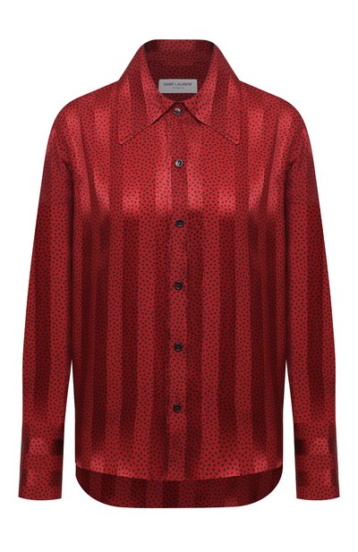 Женская шелковая рубашка SAINT LAURENT, арт. 626928/Y3B27