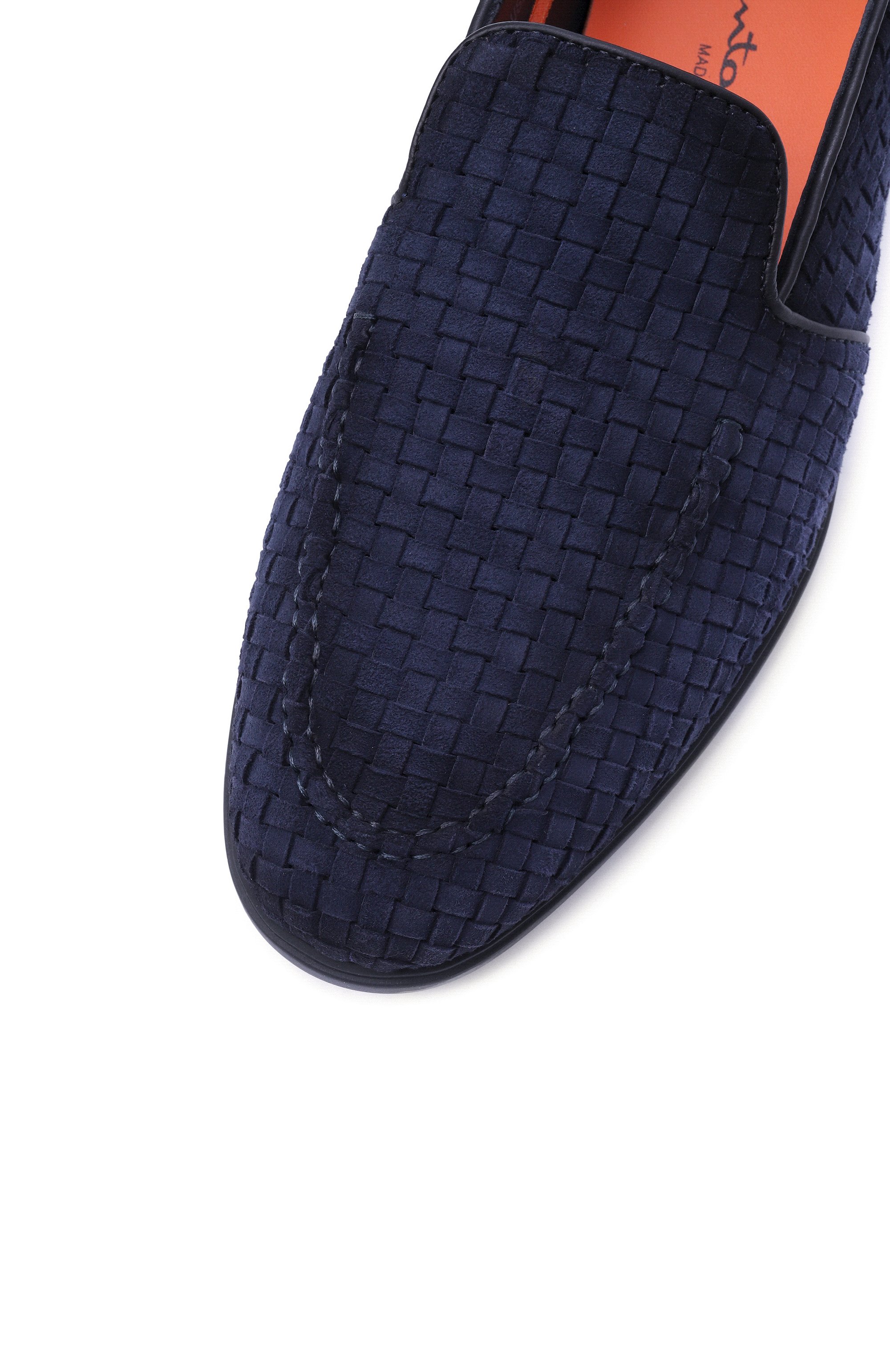 Замшевые лоферы malibu SANTONI, арт. MGAG1903600TSAYC, фото 7