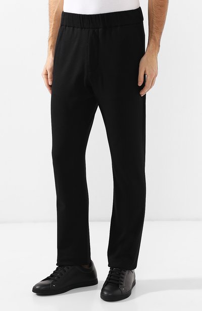 Кашемировые брюки прямого кроя с поясом на резинке BOTTEGA VENETA, арт. 511144/VELA0, фото 3