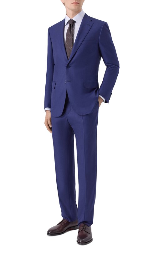 Шерстяной костюм Brioni RA00A0/01A4C Синий RA00A0/01A4C