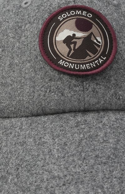 Шерстяная бейсболка BRUNELLO CUCINELLI, арт. B038PW330A, фото 3