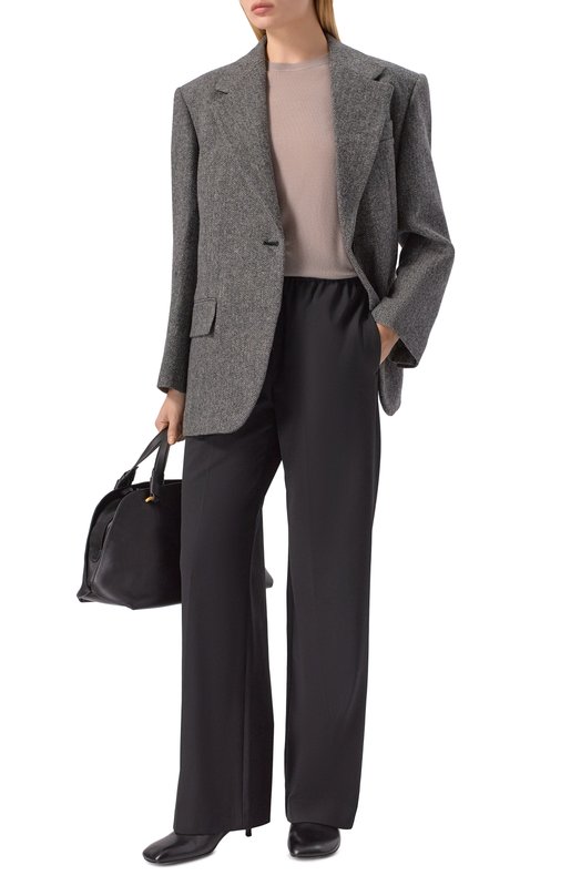 Шерстяной жакет Weekend Max Mara TR0NT0 Серый  TR0NT0 Фото 2