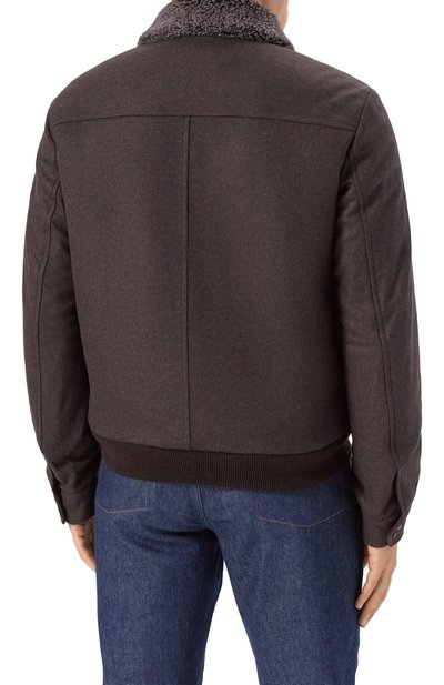 Бомбер с подкладкой из овчины ANDREA CAMPAGNA, арт. 25U411-VIT2S28X, фото 4