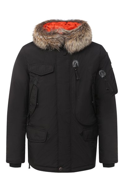 Пуховая парка right hand light с меховой отделкой PARAJUMPERS, арт. MG06/RIGHT HAND LIGHT, фото 1