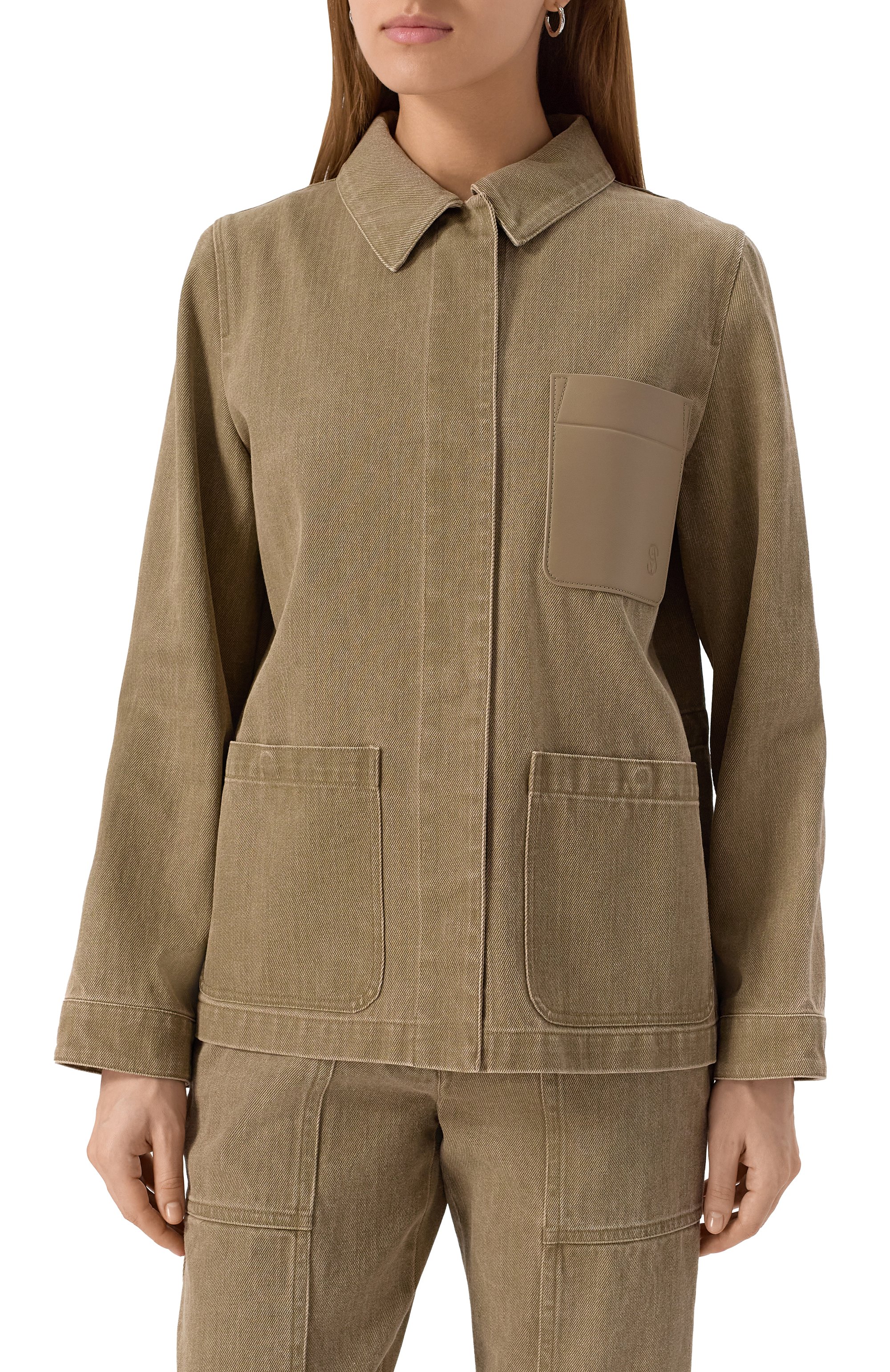 Джинсовая куртка YVES SALOMON, арт. 24EFV02369B06W/A8166, фото 3