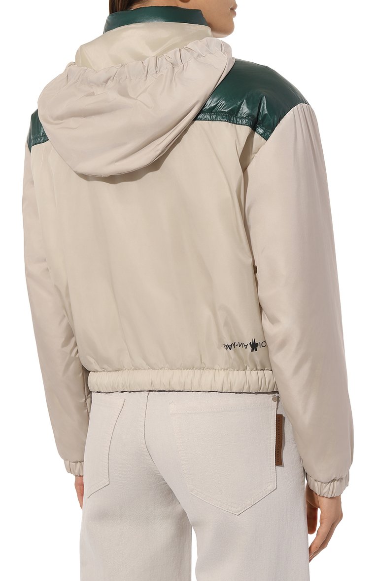 Женская пуховая куртка MONCLER GRENOBLE разноцветного цвета, арт. 1A000-10-54155 | Фото 4 (Рукава: Длинные; Длина (верхняя одежда): Короткие; Материал внешний: Синтетический материал; Материал подклада: Синтетический материал; Материал утеплителя: Пух и перо; Кросс-КТ: Утепленные, Куртка; Стили: Спорт-шик)