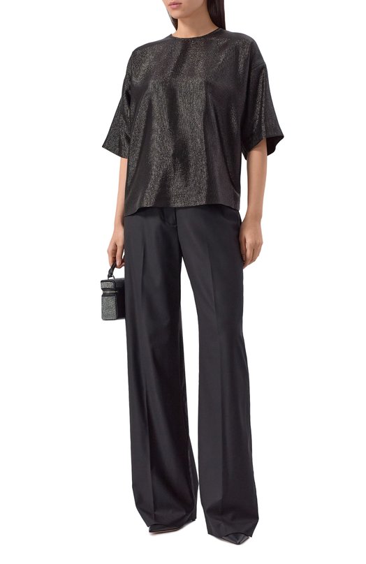 Топ из вискозы BOSS 50548890 Чёрный  50548890 Фото 2