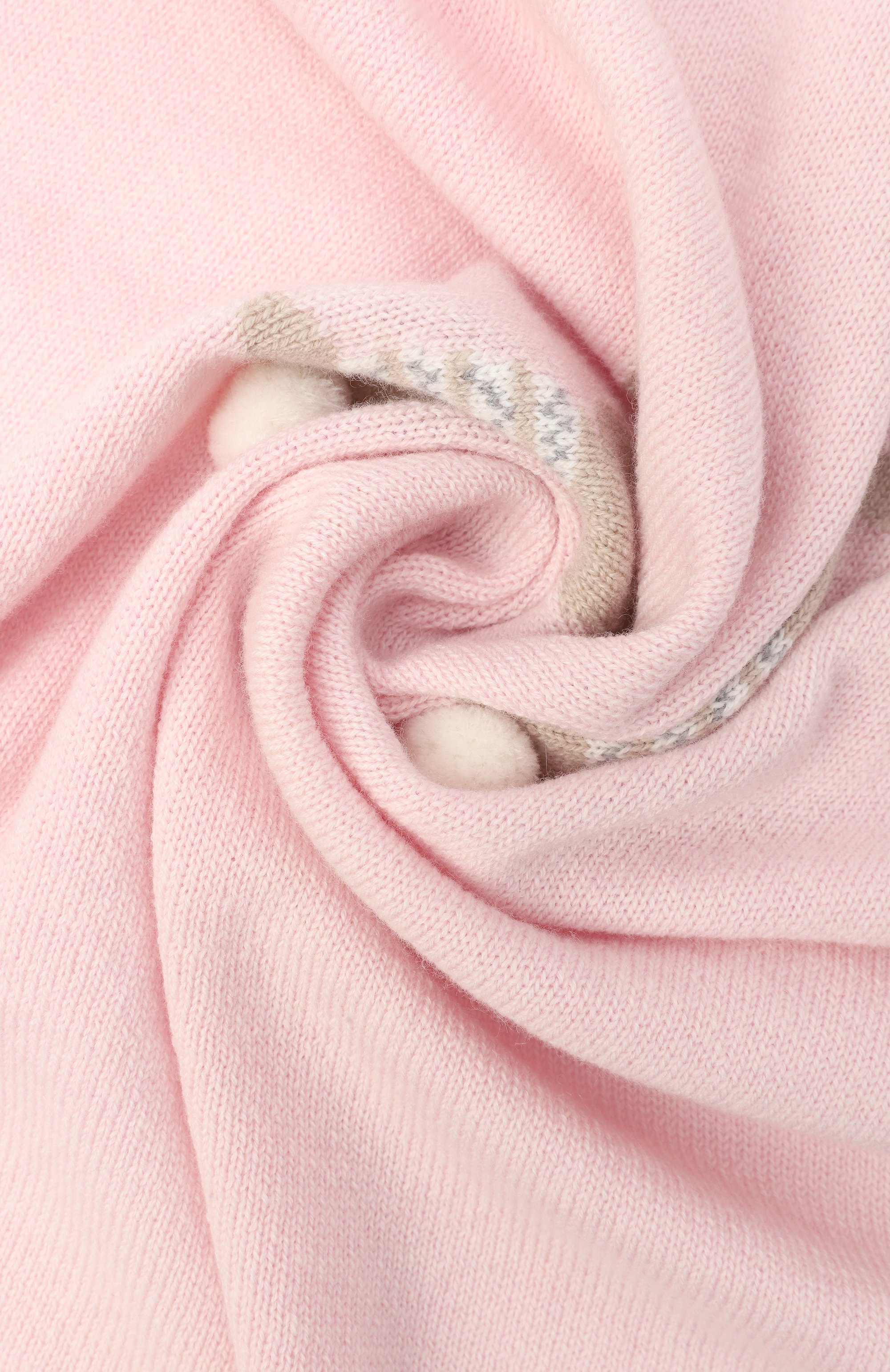 Одеяло из шерсти и кашемира BABY T розового цвета по цене 18200 руб., арт. 25AI152C0, фото 2 Одеяло из шерсти и кашемира BABY T, арт. 25AI152C0, фото 2