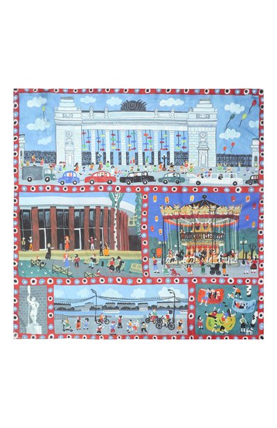 Шелковый платок парк горького GOURJI, арт. 91148137/4461, фото 4