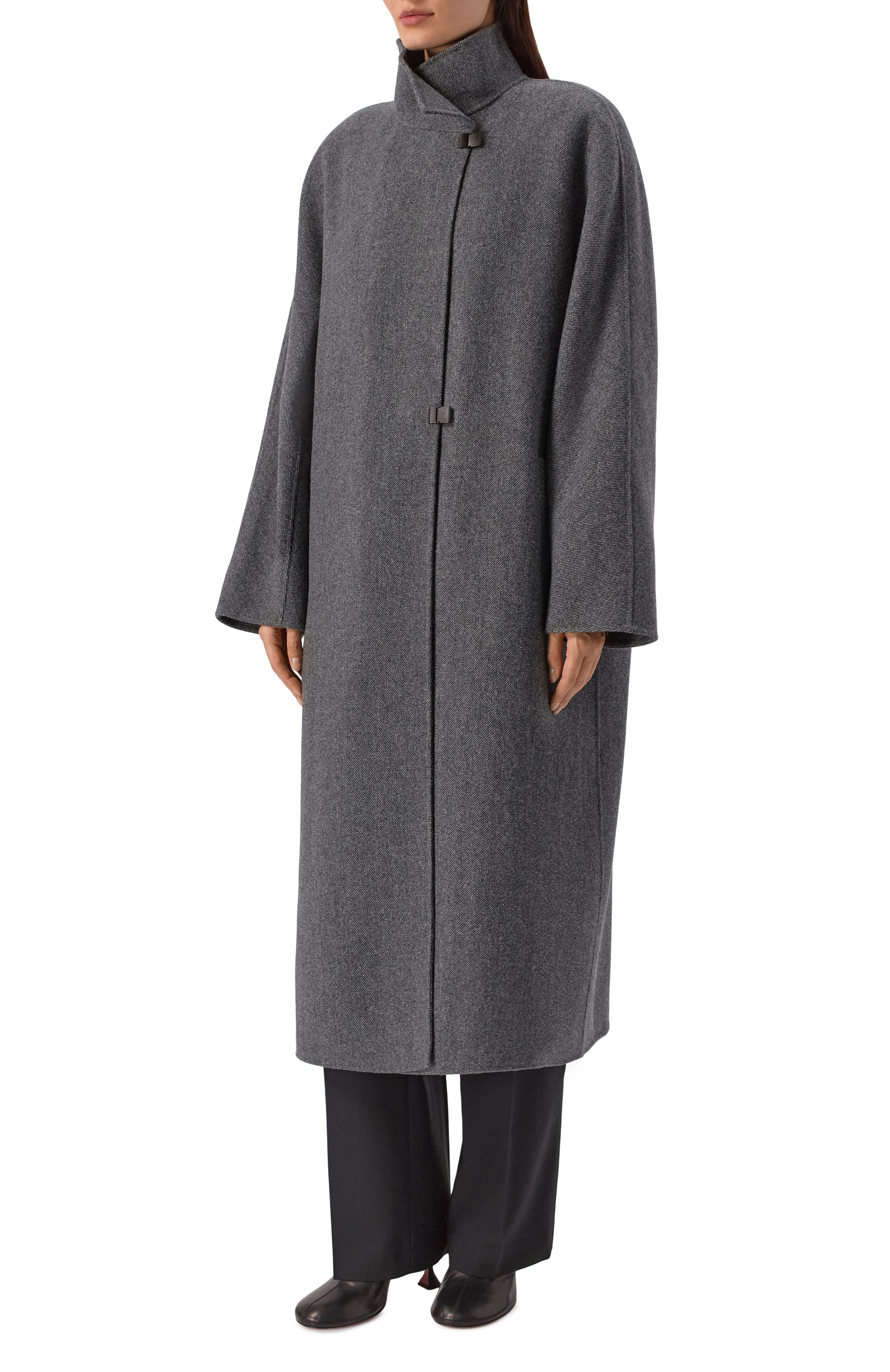 Шерстяное пальто LE17SEPTEMBRE, арт. LS2579CT004EGR, фото 3