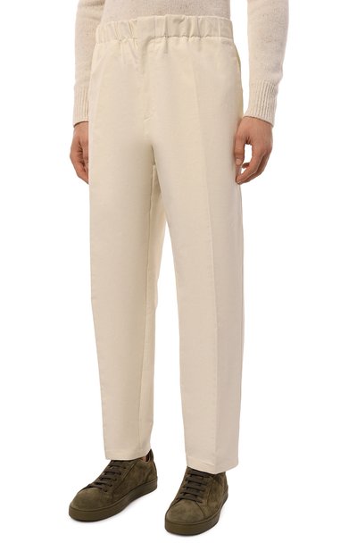 Хлопковые брюки JIL SANDER, арт. J23KA0005/J45225, фото 3