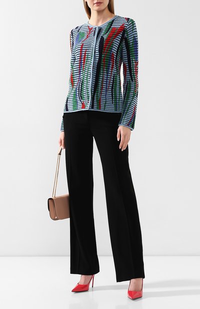 Жакет из вискозы GIORGIO ARMANI разноцветного цвета по цене 218500 руб., арт. 6GAGA3/AMA3Z, фото 2 Жакет из вискозы GIORGIO ARMANI, арт. 6GAGA3/AMA3Z, фото 2