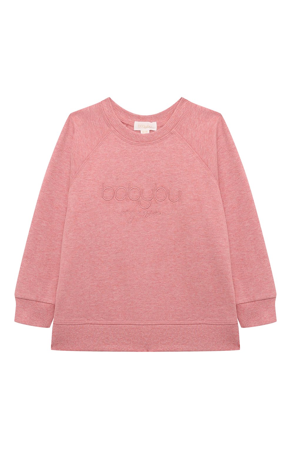 Хлопковый свитшот BABYBU темно-розового цвета по цене 4150 руб., арт. PD1000ES., фото 1 Хлопковый свитшот BABYBU, арт. PD1000ES., фото 1