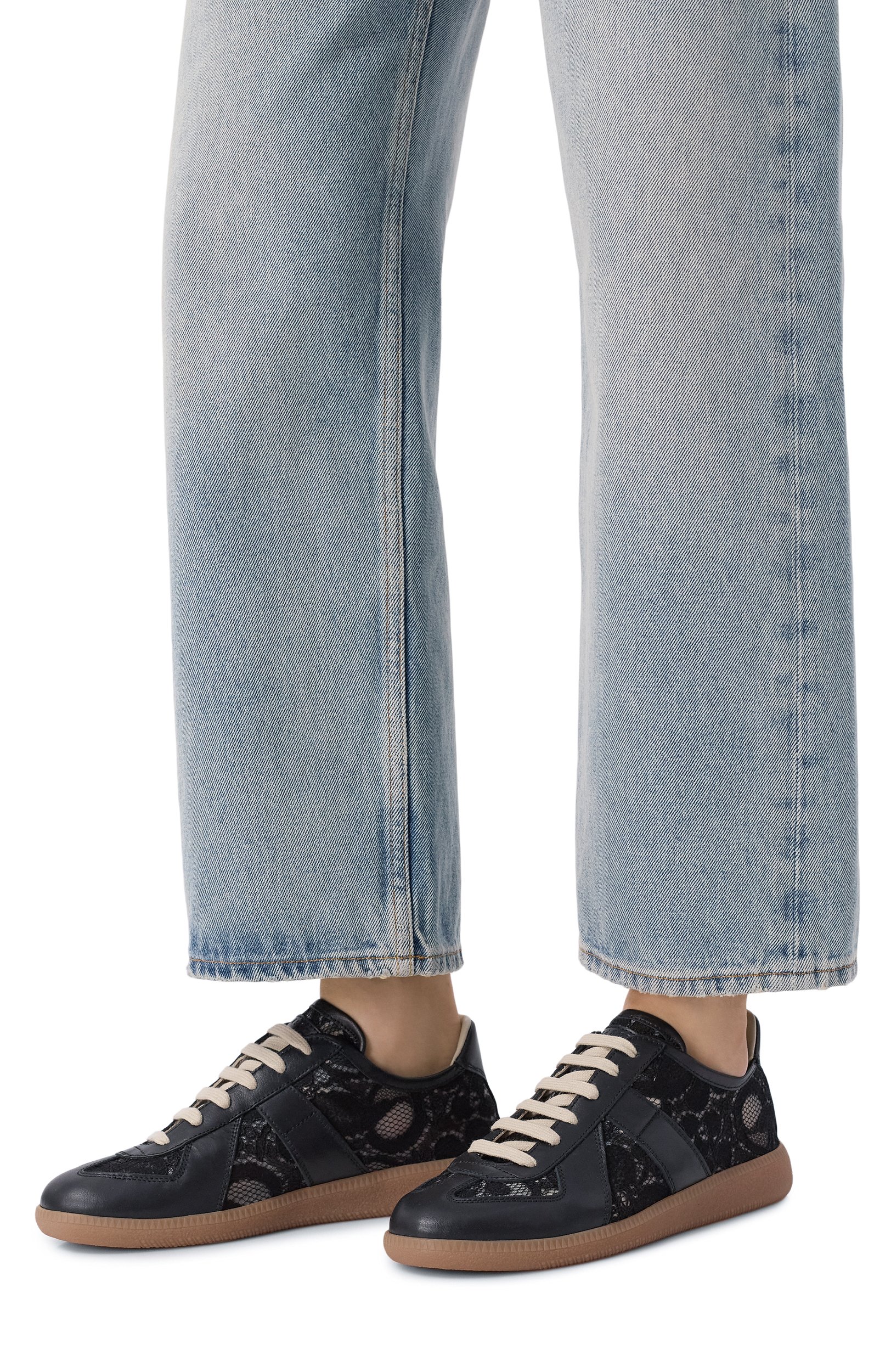 Текстильные кеды MAISON MARGIELA черного цвета по цене 107500 руб., арт. S58WS0303/P7791, фото 2 Текстильные кеды MAISON MARGIELA, арт. S58WS0303/P7791, фото 2