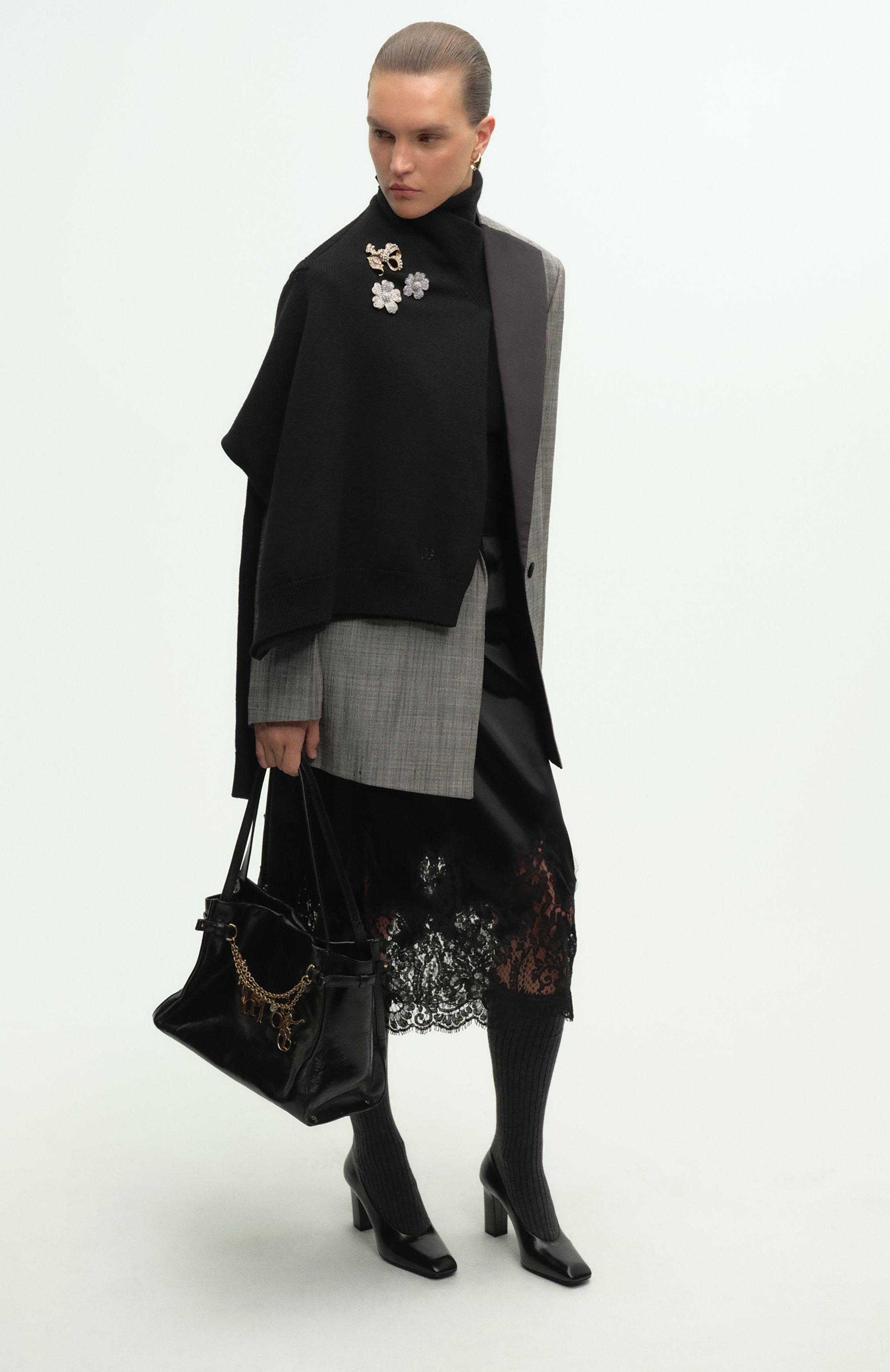 Шерстяной пуловер DOLCE & GABBANA, арт. FXY19Z/JCVXN, фото 6