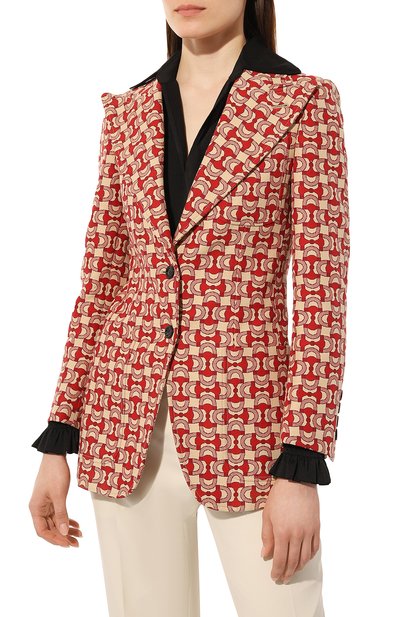 Хлопковый жакет GUCCI, арт. 577307 ZAA1V, фото 3