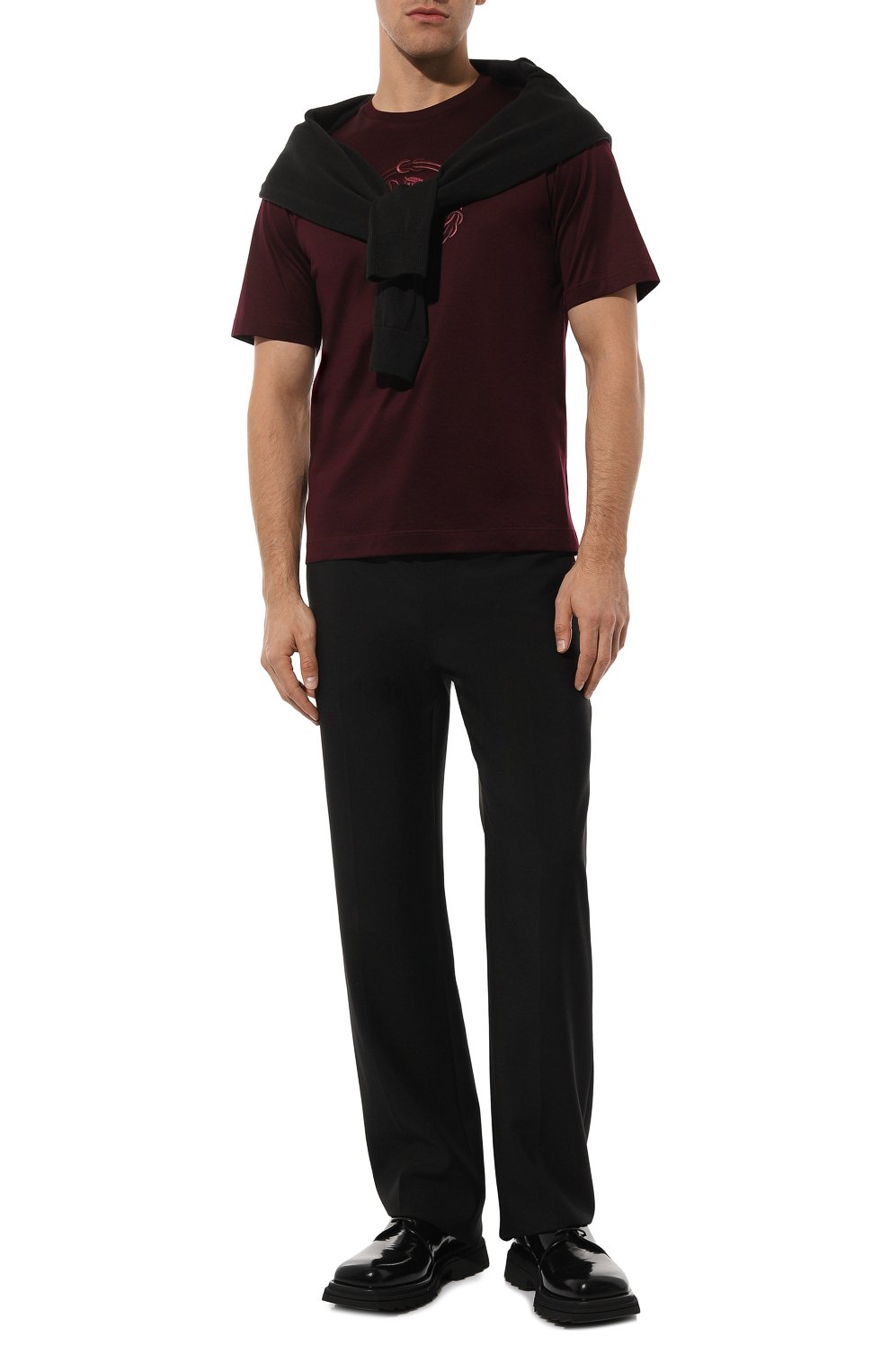 Хлопковая футболка ZILLI, арт. TSR02AZS56014ZSAAAAA, фото 2