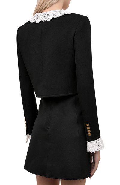 Шерстяной жакет SAINT LAURENT, арт. 670245/Y3D16, фото 4