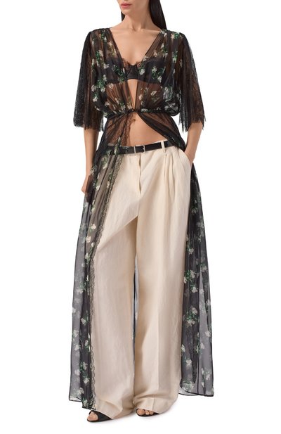 Платье из шелка и вискозы DOLCE & GABBANA черного цвета по цене 521500 руб., арт. F624HT/IS12X, фото 2 Платье из шелка и вискозы DOLCE & GABBANA, арт. F624HT/IS12X, фото 2