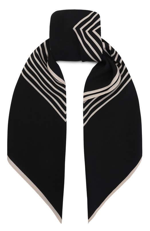 Шелковый платок TOTEME 211-853-801 Чёрный 211-853-801