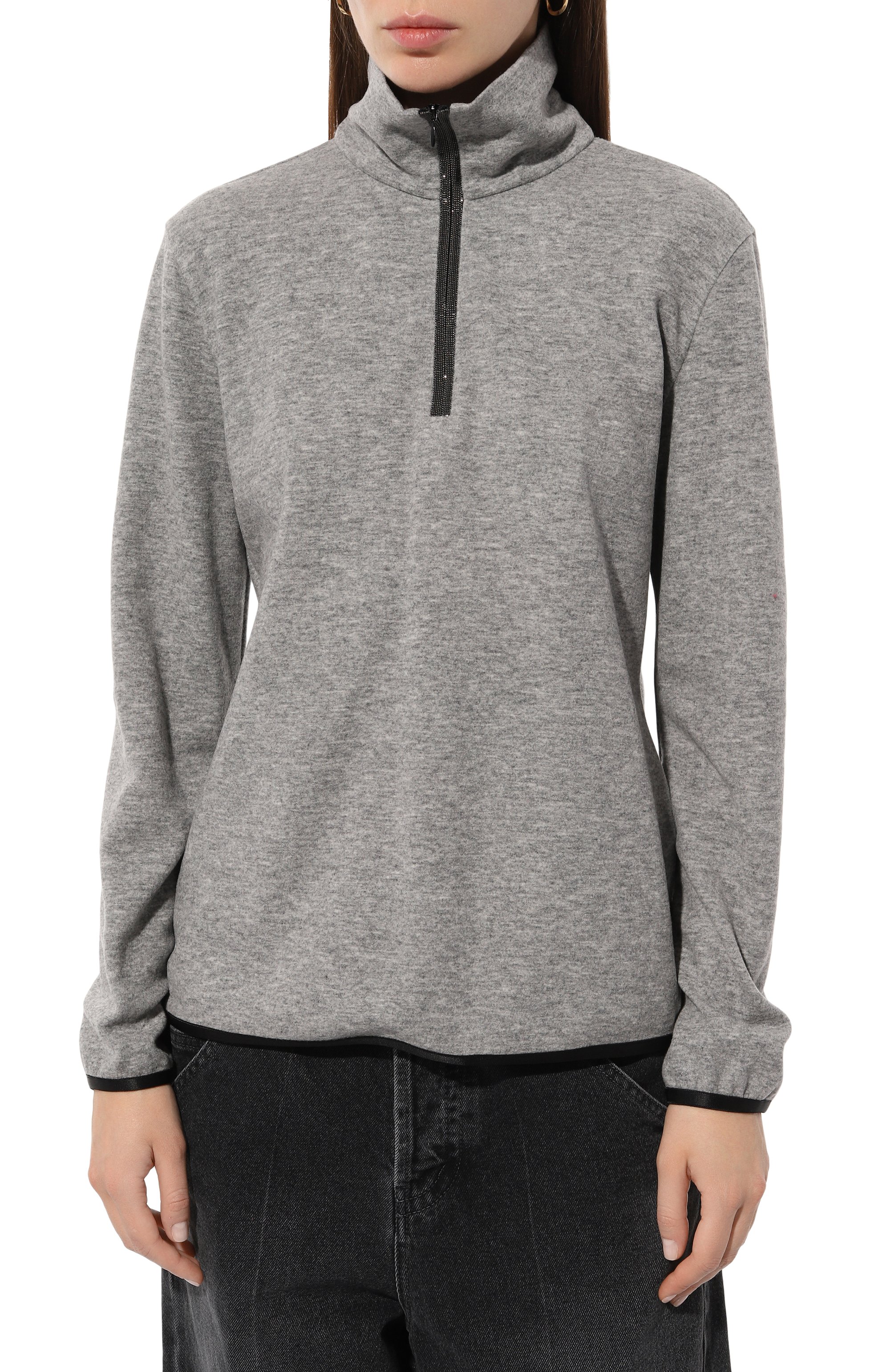 Пуловер из кашемира и хлопка BRUNELLO CUCINELLI, арт. MM818DP404, фото 3