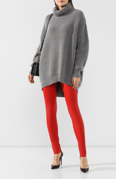 Кожаные легинсы DROME, арт. DPD1890P/D074P, фото 2