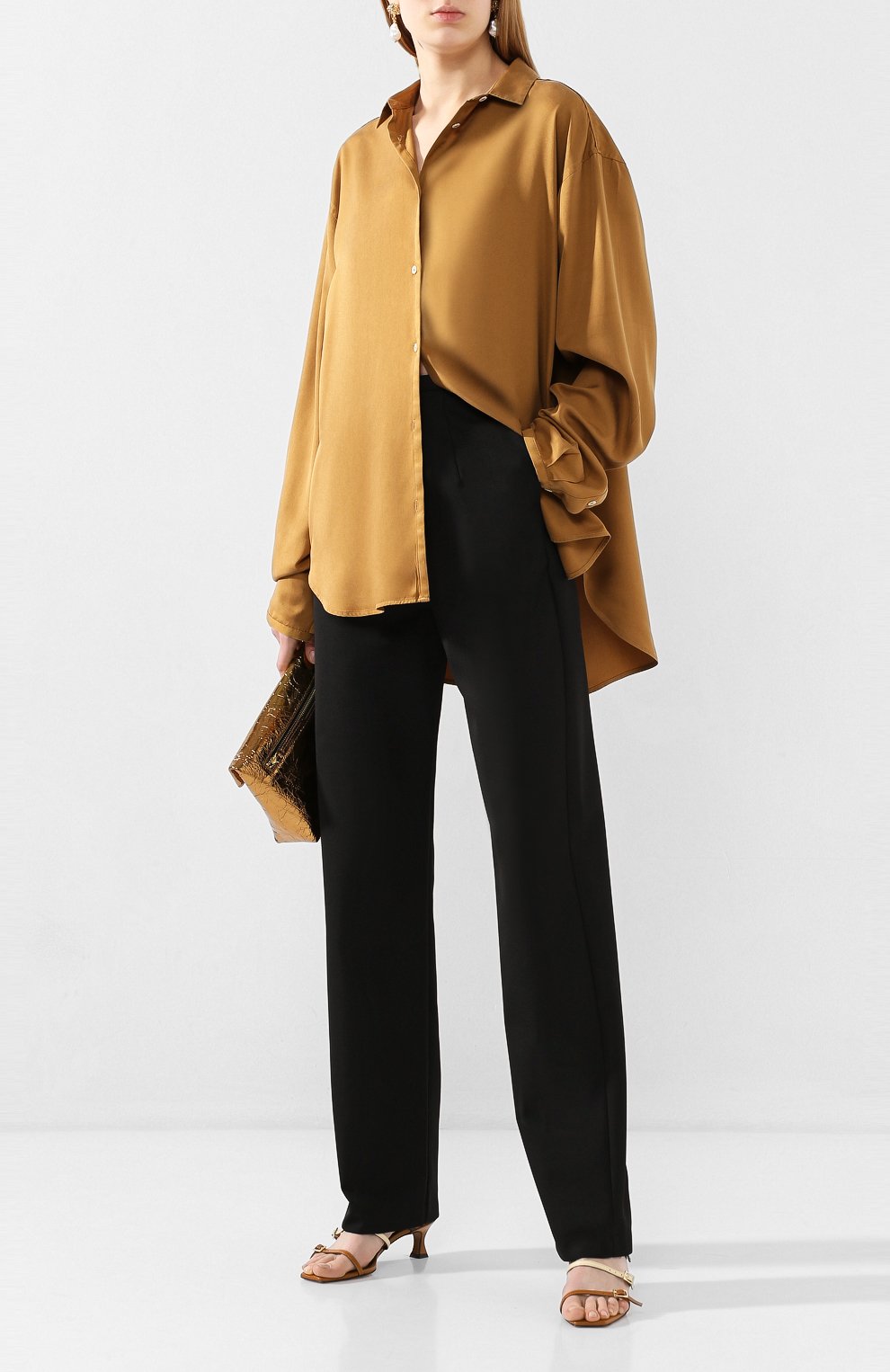 Брюки TOTEME черного цвета по цене 34300 руб., арт. ARLES 202-202-701, фото 2 Брюки TOTEME, арт. ARLES 202-202-701, фото 2