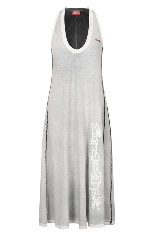 Хлопковое платье Diesel A20365/0BMCC Серый A20365/0BMCC