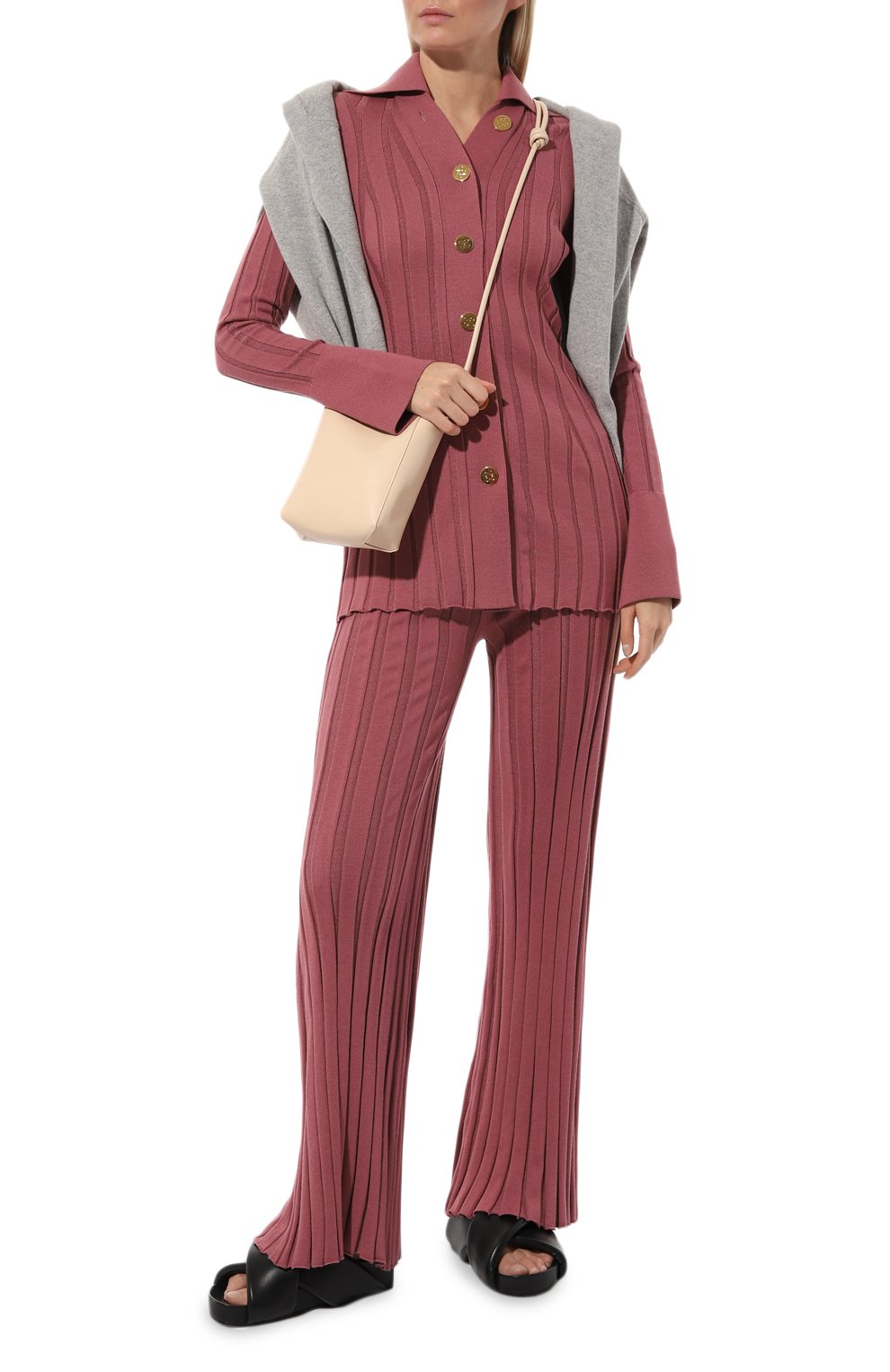 Брюки из шерсти и вискозы AND THE BRAND, арт. W23-P010-1202-603, фото 2