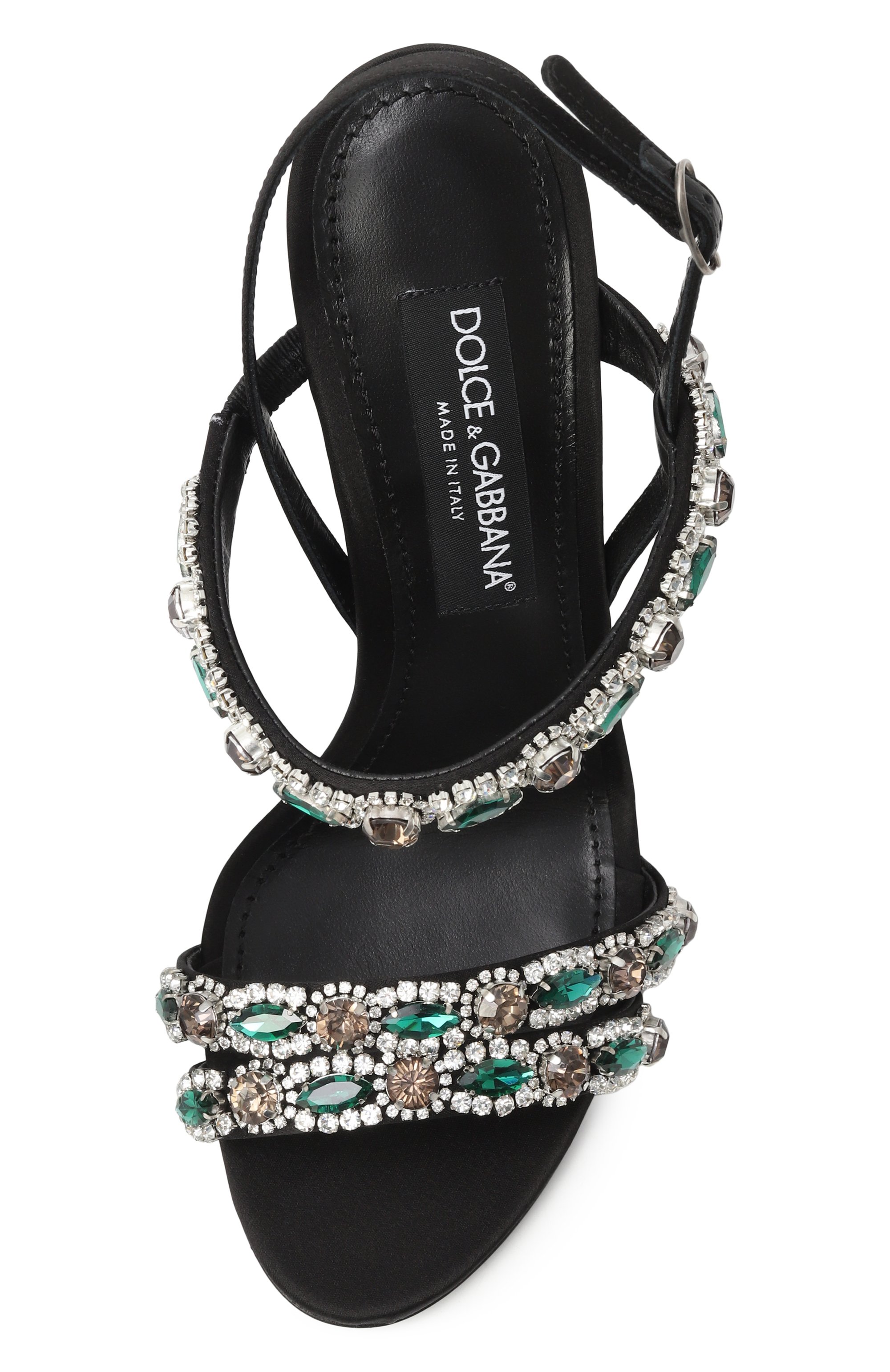 Текстильные босоножки keira 2.0 105 DOLCE & GABBANA, арт. CR1931/AX140, фото 6