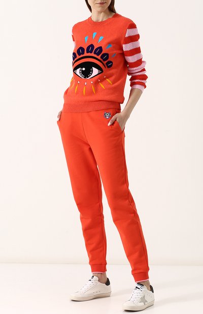 Хлопковые джоггеры с логотипом бренда KENZO, арт. 2PA721952, фото 2