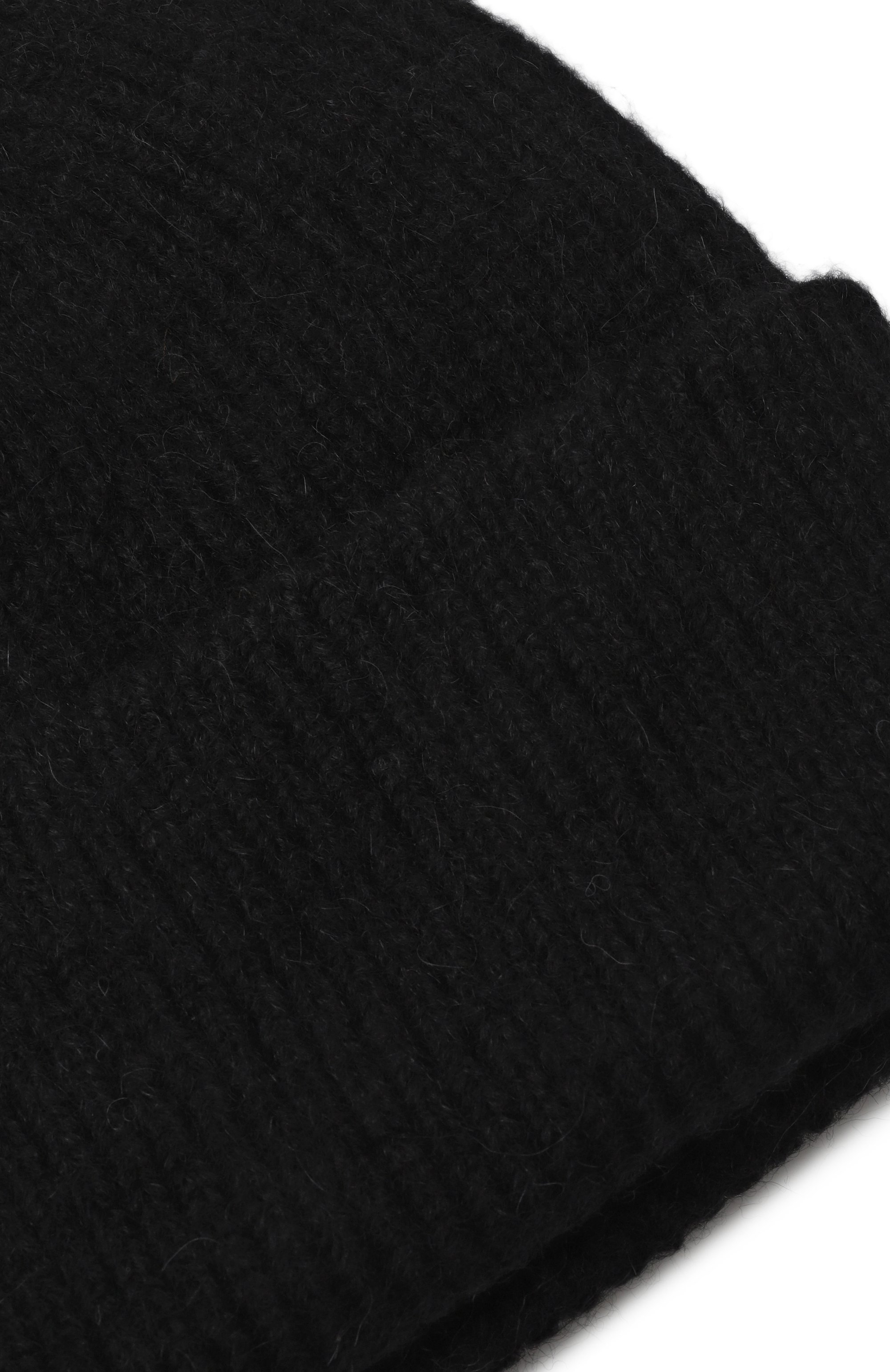 Шерстяная шапка GIORGIO BRATO черного цвета по цене 19950 руб., арт. CAP26F001WTM, фото 3 Шерстяная шапка GIORGIO BRATO, арт. CAP26F001WTM, фото 3