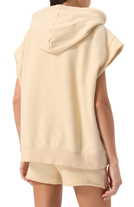 Хлопковая толстовка Dsquared2 S73HG0026/S25140 Кремовый  S73HG0026/S25140 Фото 4