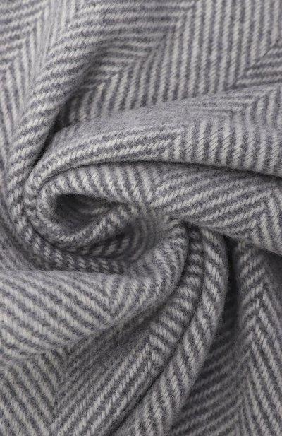 Шерстяной шарф LANVIN светло-серого цвета по цене 27550 руб., арт. 710002440, фото 3 Шерстяной шарф LANVIN, арт. 710002440, фото 3