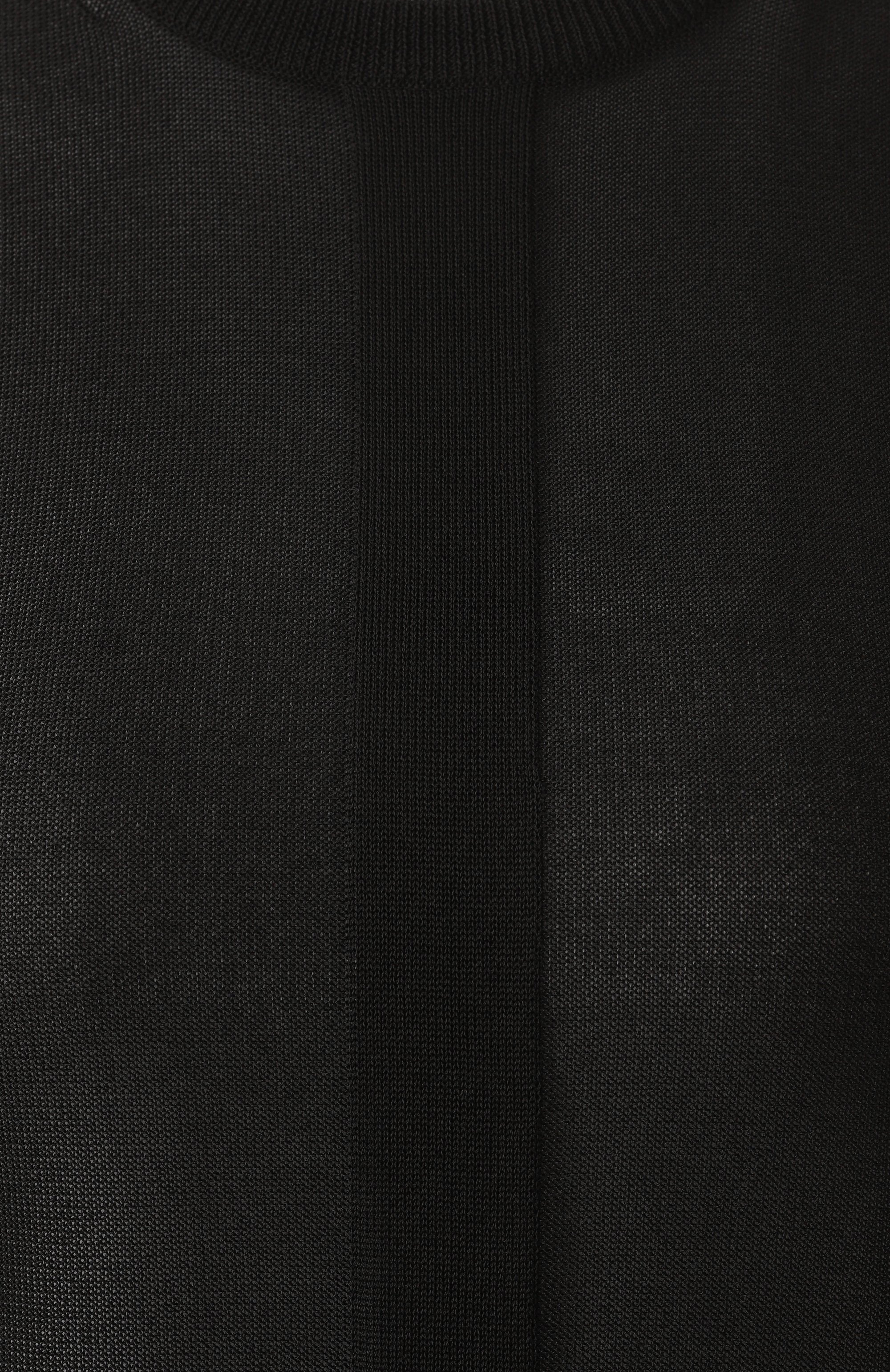 Топ из вискозы JIL SANDER черного цвета по цене 130000 руб., арт. J01NC0157/J18337, фото 6 Топ из вискозы JIL SANDER, арт. J01NC0157/J18337, фото 6