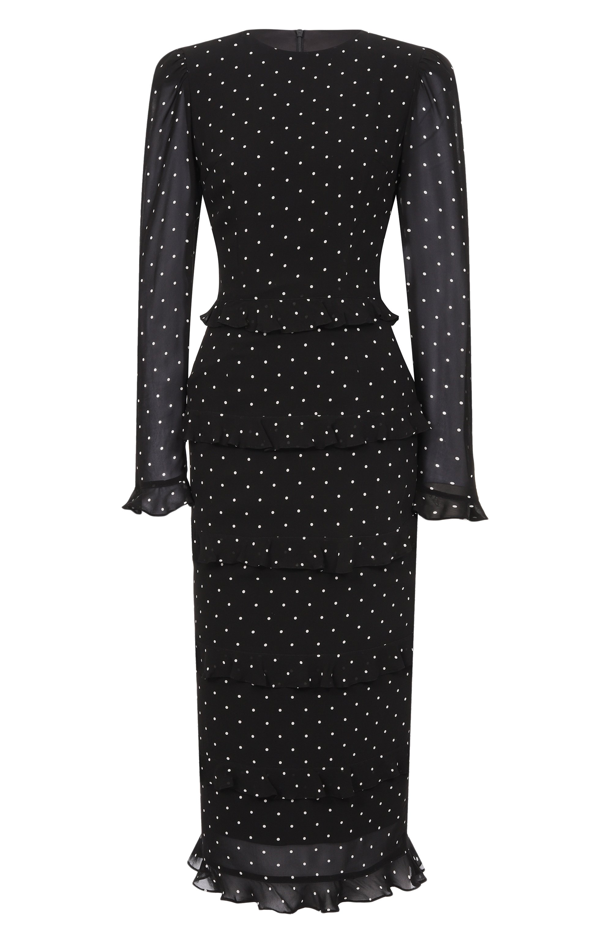 Платье из вискозы ELLYME черного цвета по цене 42500 руб., арт. 00177, фото 1 Платье из вискозы ELLYME, арт. 00177, фото 1