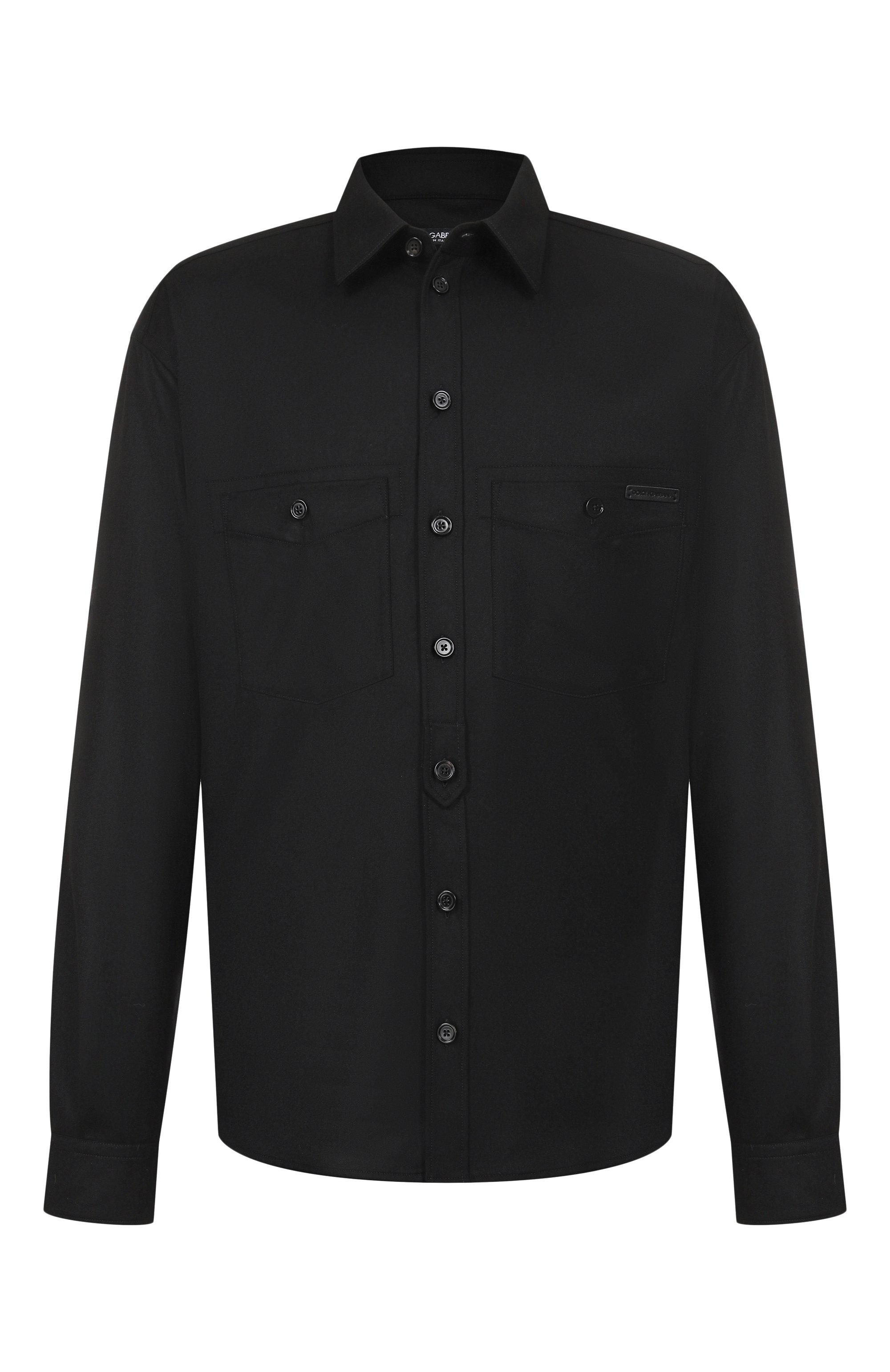 Рубашка из шерсти и хлопка DOLCE & GABBANA, арт. G5NI3T/FU21Q, фото 1