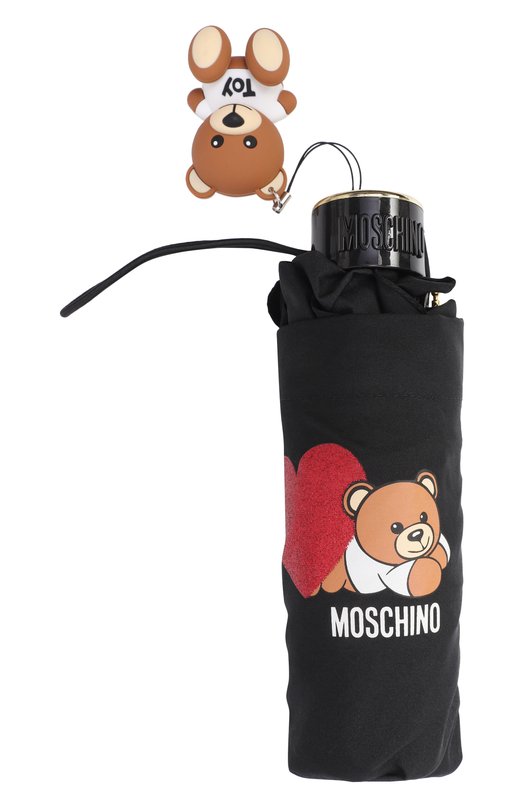 Складной зонт Moschino 8188-SUPERMINI Чёрный  8188-SUPERMINI Фото 5