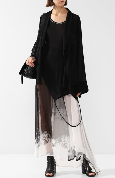 Шерстяной жакет с поясом и декоративной вышивкой ANN DEMEULEMEESTER, арт. 1801-1830-P-116-099, фото 2